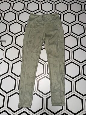 Columbia Olive Green High-Waist Leggings
